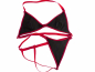 Preview: Leder BH Tanga Set Ledapol 5815 Bikini Oberteil Hose