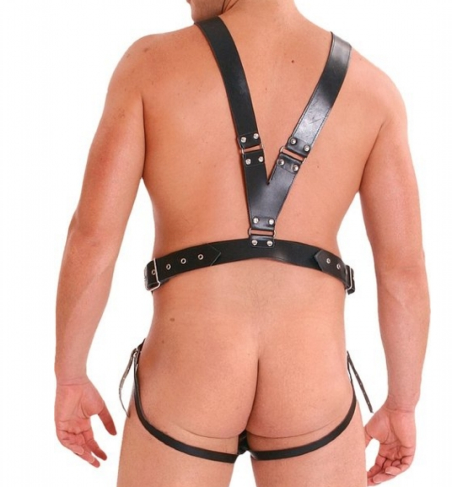 Leder catsuit men