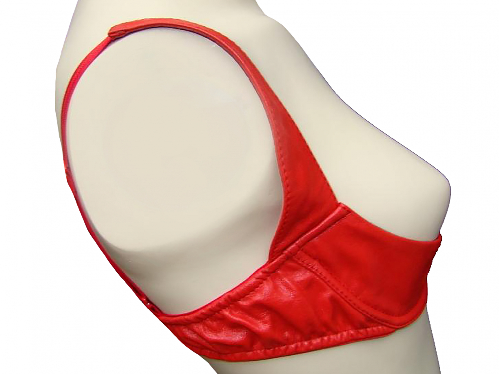 Renasdreams Com Sexy Brust Frei Cupless Push Up Bh Hebe Leder Rot