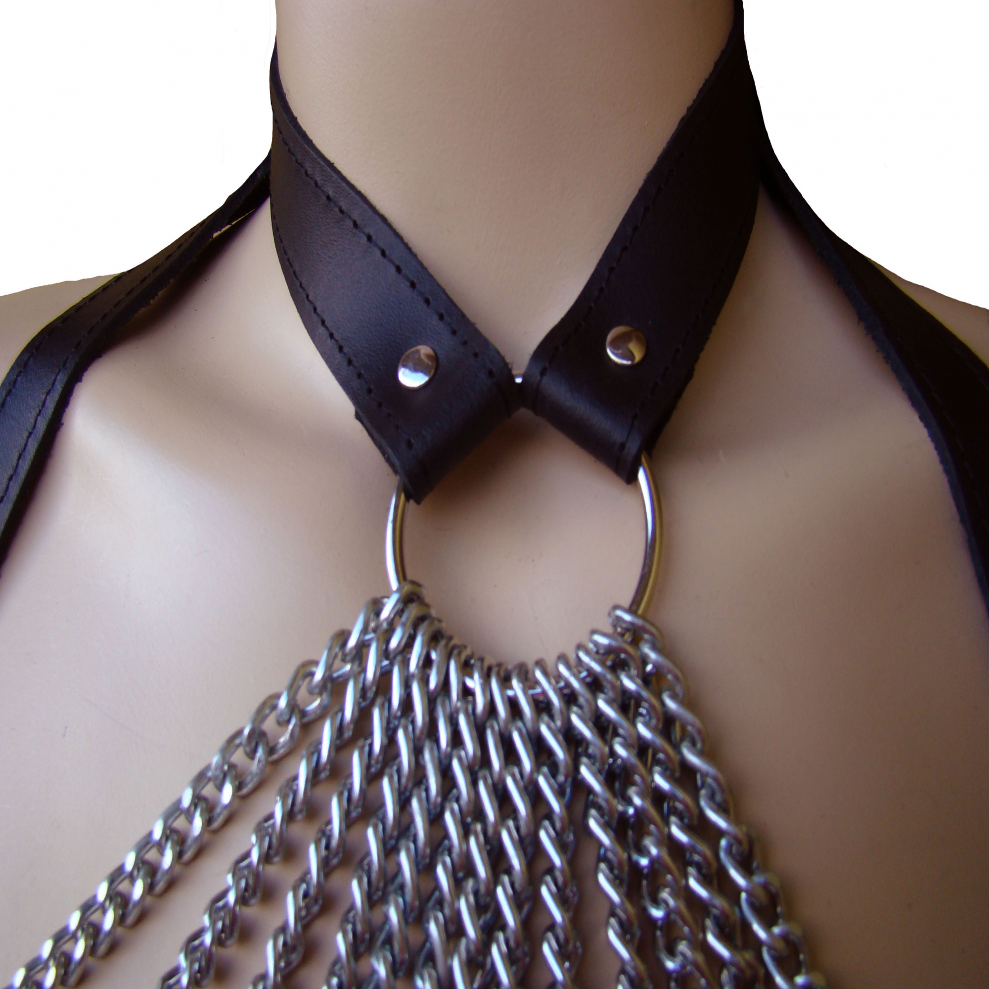 Metallketten Bustier