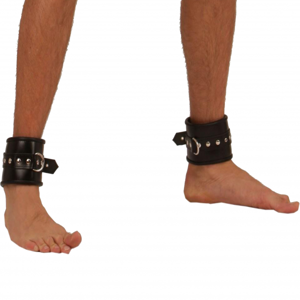 Fuss Fesseln SM fetisch Bondage schwarz Ledapol 0787 1