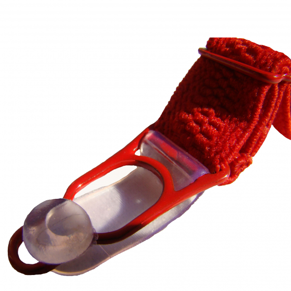 Zubehör 4 rote Straps Halter zum einhängen Korsagen Korsett Strapse Strumpfhalter Clip Metall Z 001