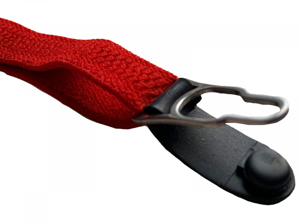 2 4 6 8 12 Rote Strapshalter Punkt Schließe schwarz Korsagen Halter Korsett Strapse Strumpfhalter Clip Metall Z-0011